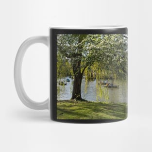 Central Park Row Boats in the Spring New York NY NYC Mug